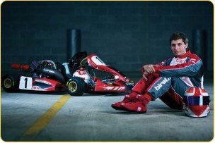 SRS kart Racing Pilot Steven Rougeou of LSU